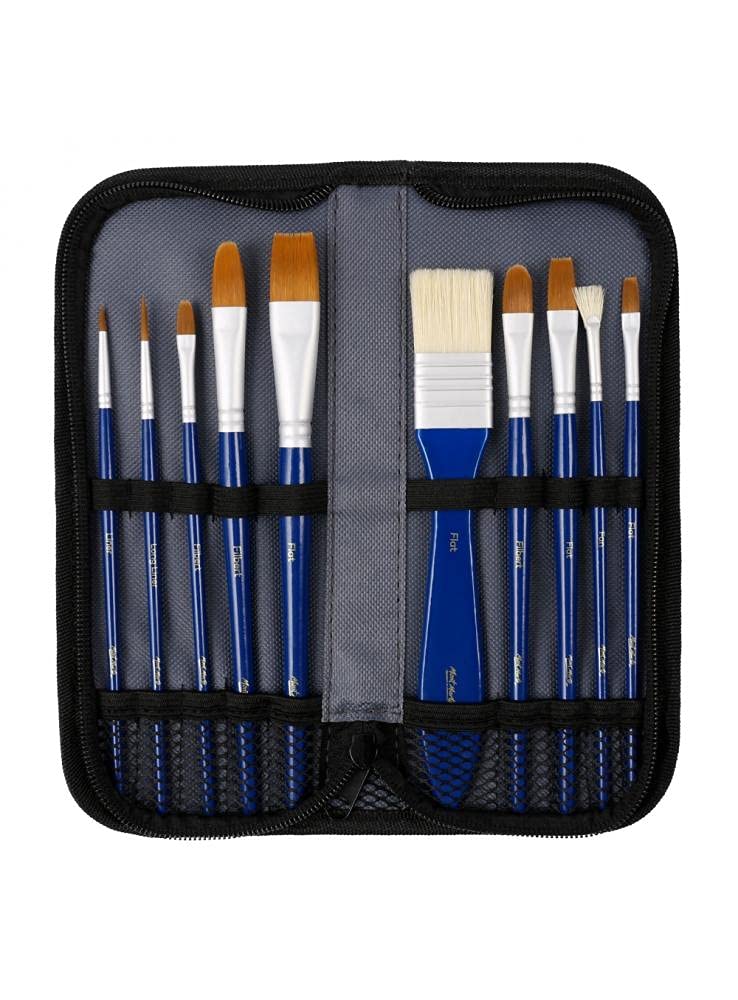 Mont Marte Mont Marte Signature Gouache Brush Set in Wallet 11pc  - Image 4