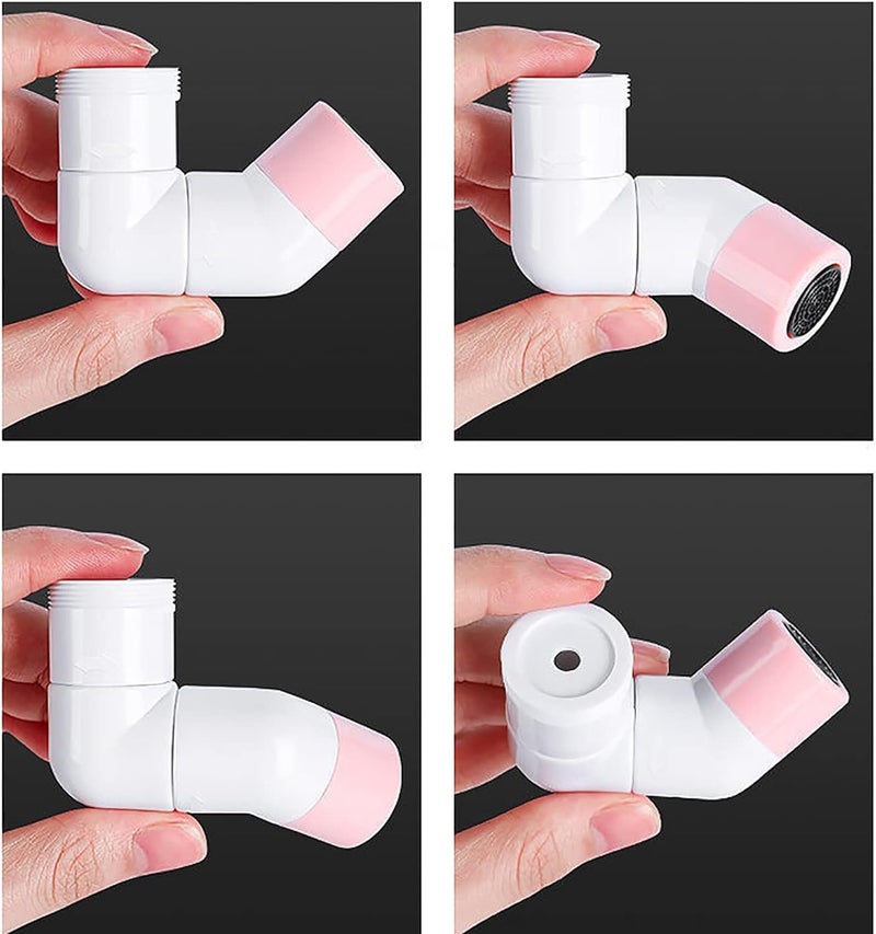 APURK 360 Rotating Faucet Rotatable Plastic Silicone Sprayer Head with Wrench Household Tap Water Outlet Water Saving Tap Nozzle MultiColor Pack of 1 - Image 4