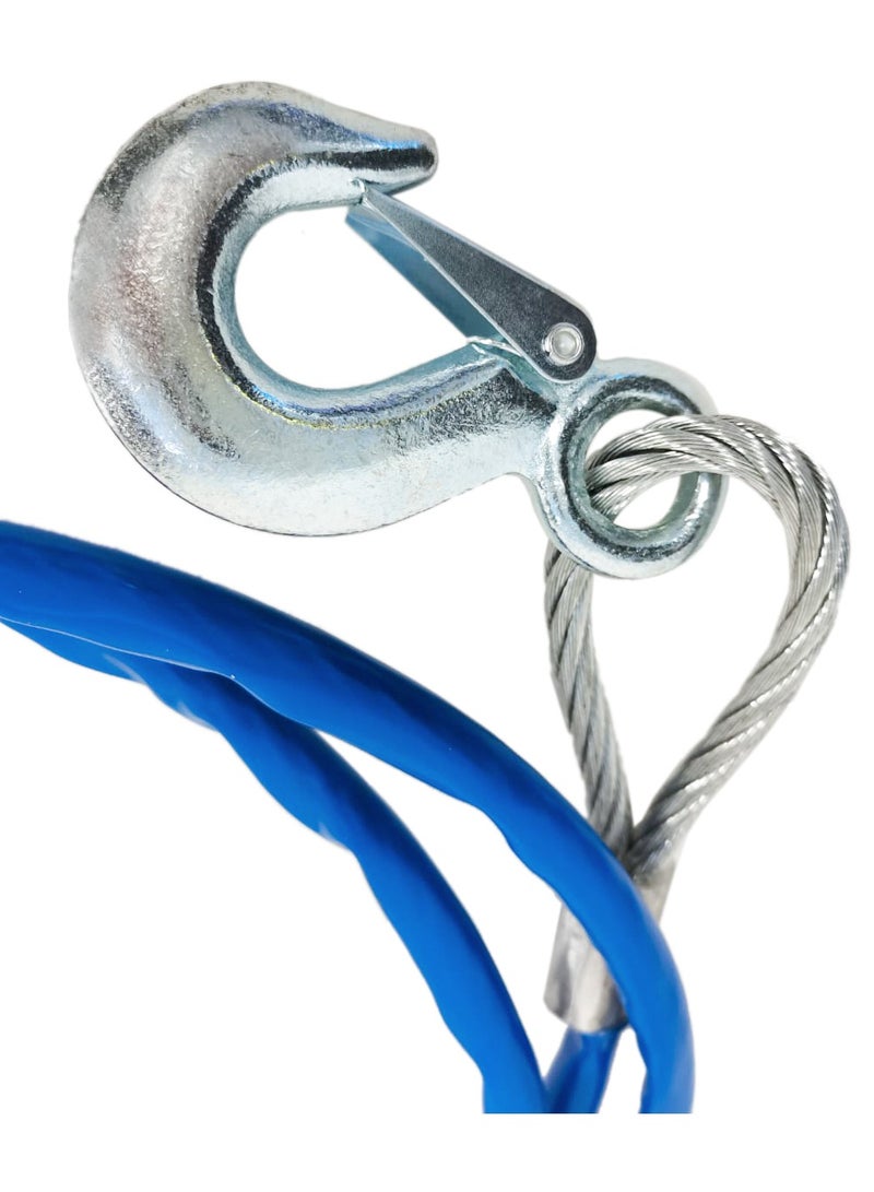 3XR The Ultimate Metal Tow Rope Cable 18mm x 3.5m Steel Tow Cable for Secure Vehicle Recovery - Image 4