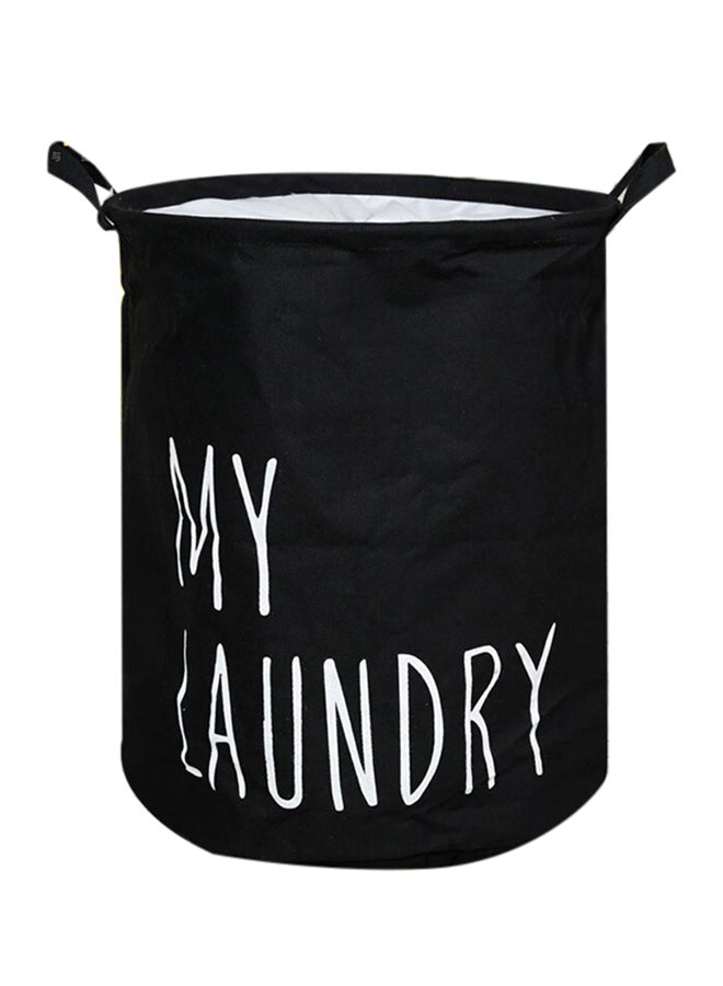 Creative Multifunctional Storage Bucket Laundry Basket Black 35x45centimeter 