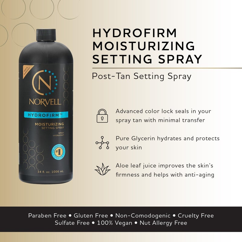 Norvell Post Tanning Hydrofirm Moisturizing Spray 34 fl.oz. â€“ Professional Sunless Hydrating Spray for Extending Self Tan, Softening Skin, Enhancing Color & Reducing Uneven Fade - Image 2