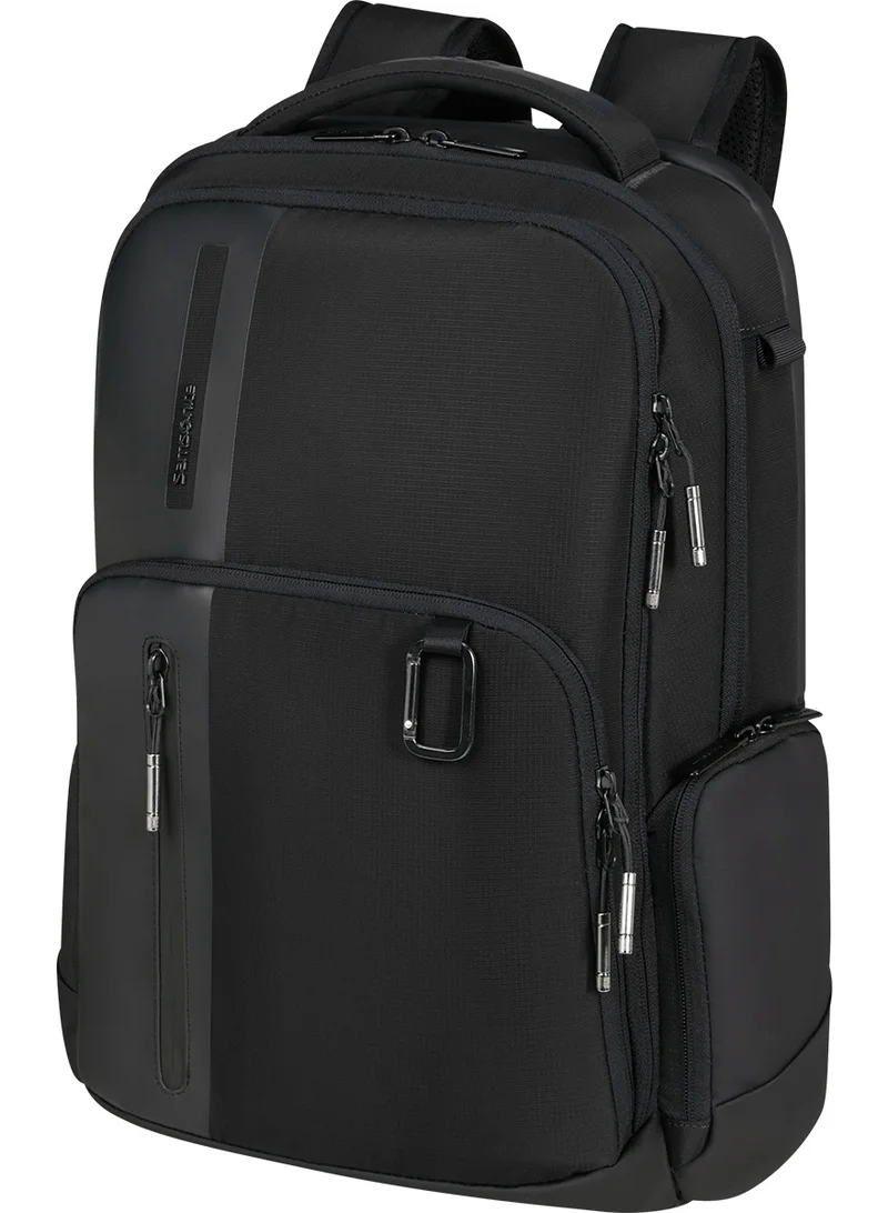 Biz2Go 15.6" DayTrip Laptop Backpack, Polyester, Black|Bottle Holder|Adjustable Strap|RPET|Tablet Compartment|Ergo Back - 2 Years International Warranty