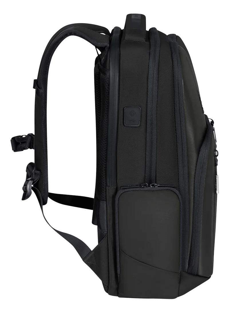 Samsonite Biz2Go 15.6" DayTrip Laptop Backpack, Polyester, Black|Bottle Holder|Adjustable Strap|RPET|Tablet Compartment|Ergo Back - 2 Years International Warranty