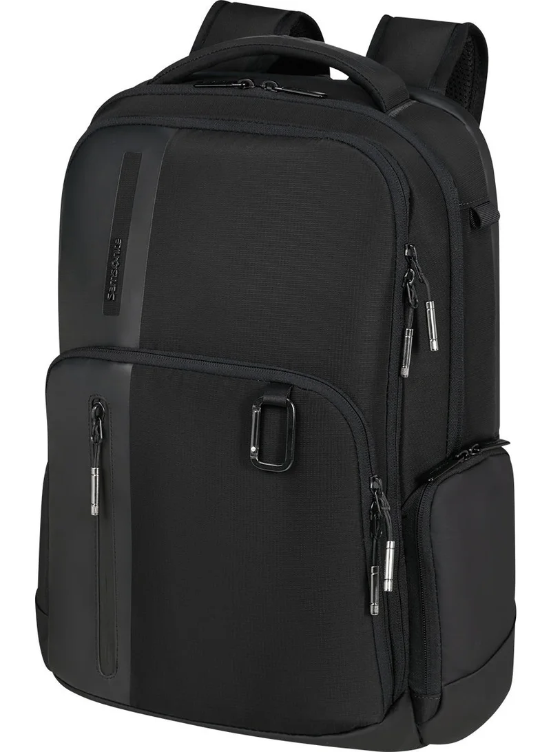 Samsonite Biz2Go 15.6" DayTrip Laptop Backpack, Polyester, Black|Bottle Holder|Adjustable Strap|RPET|Tablet Compartment|Ergo Back - 2 Years International Warranty