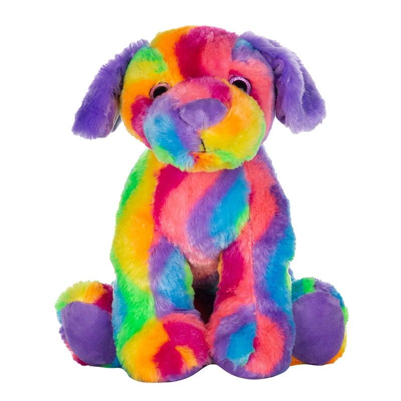 MUOVE Dog Stuffed Animals Rainbow Puppy Stuffed Animal Dog Toy Cute Colorful Dog Plush Toy for Kids Stuffed Animal Dog Toy for Girl and Boy - Image 3
