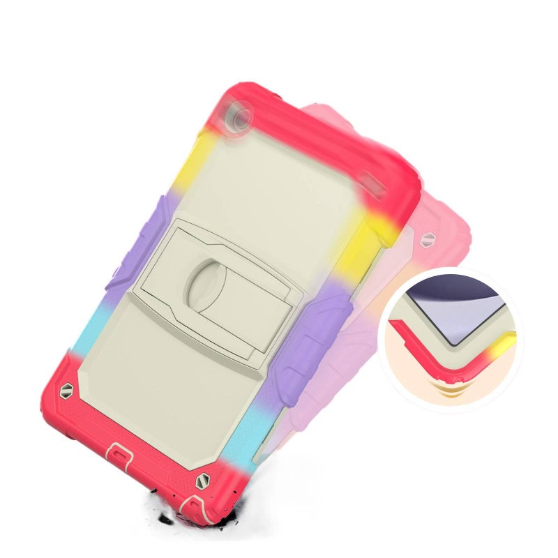 Red Samsung Tab Shockproof Case Compatible with Samsung Galaxy Tab A7 with Protective Cover Stand Function and Daily Tablet Carry - AuraLuxe - Image 3