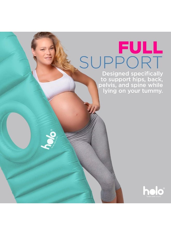 HOLO - The Inflatable Maternity Pillow Raft with a Hole to Lie on your Stomach During Pregnancy - Image 1