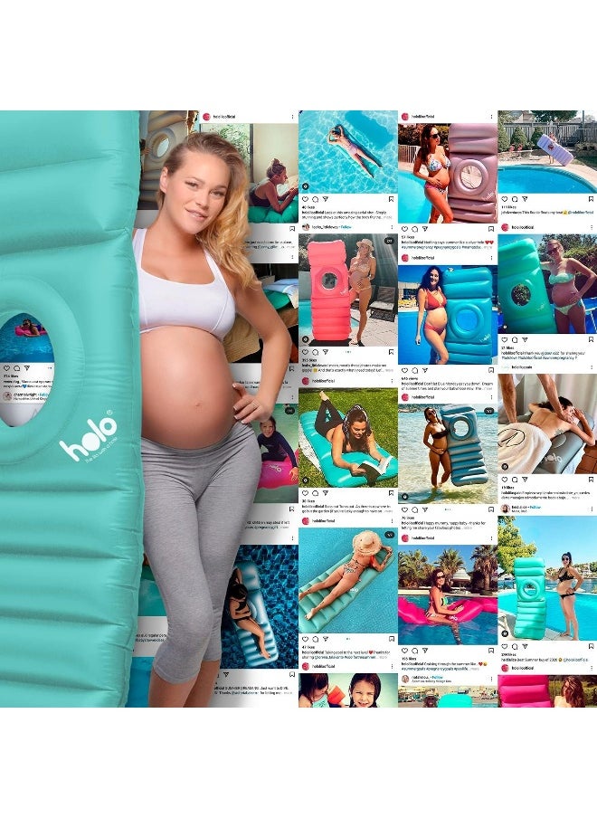 HOLO - The Inflatable Maternity Pillow Raft with a Hole to Lie on your Stomach During Pregnancy - Image 1