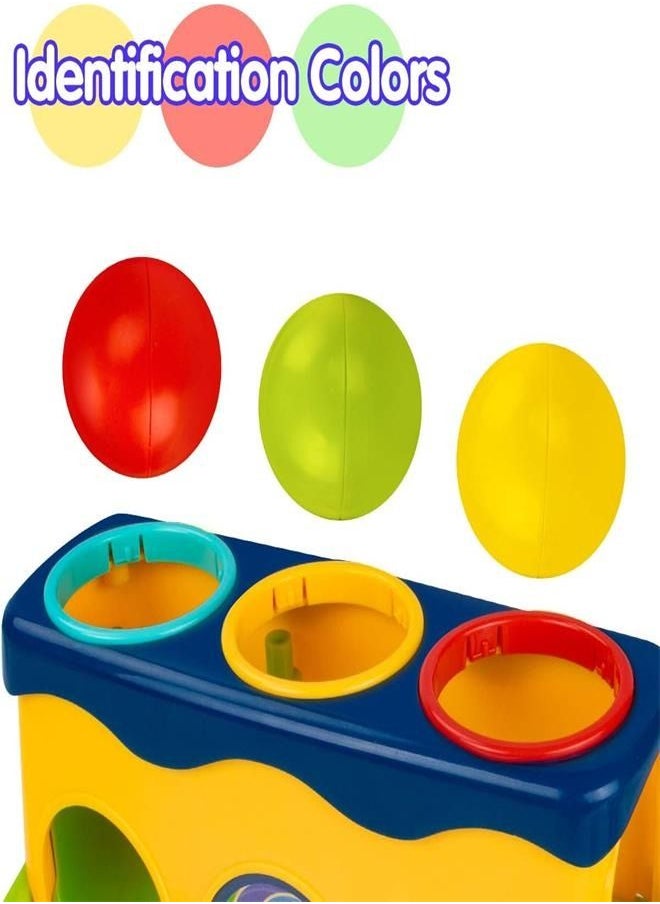 Generic - Hammer and Ball Drop Toys for 1 Year Old Boy Girl Infant Gifts - Pound a Ball Toddler Toys - Baby Toys for 6 to 12-18 Months - Image 1
