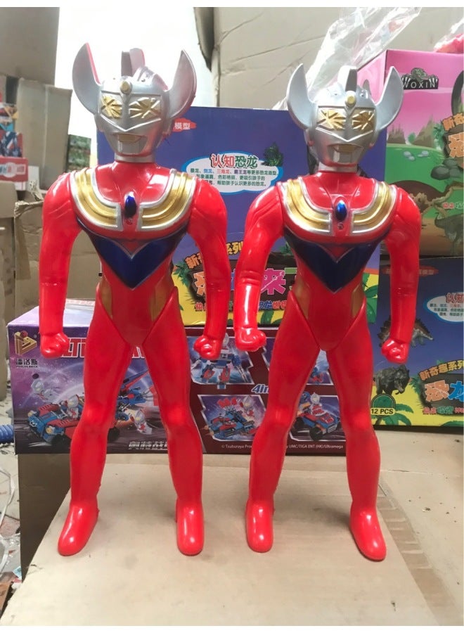 Large Small Size Variety Of Ottoman Superhero Universe Hero Hand-made Model To Push The Stall Gift-Color:About 40cm High Light Music Superman - Image 1