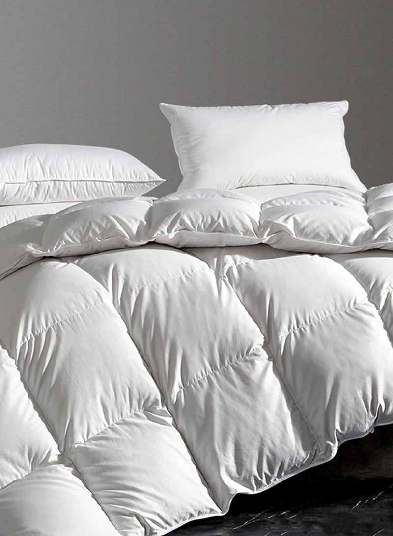 Asraar Guest Room Essentials 3-Piece Set – Includes 1 Premium Bed Sheet 180 x 200cm for a Soft and Luxurious Feel, 1 Lightweight Duvet 240 x 260cm for Comfort, and 1 Pillow Protector 75 x 50cm to Keep Pillows Fresh and Clean – Stylish and Easy to Maintain  - Image 3