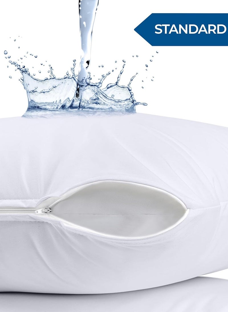 Asraar Guest Room Essentials 3-Piece Set – Includes 1 Premium Bed Sheet 180 x 200cm for a Soft and Luxurious Feel, 1 Lightweight Duvet 240 x 260cm for Comfort, and 1 Pillow Protector 75 x 50cm to Keep Pillows Fresh and Clean – Stylish and Easy to Maintain  - Image 4
