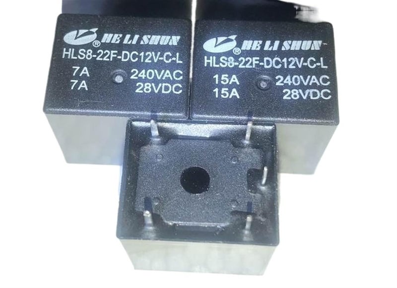 1 وحدة من ريلي HLS8-22F-DC12V-C-L (22F-1C-12V-7A/15A)، 5 أطراف (قدرة 7A) - Image 2