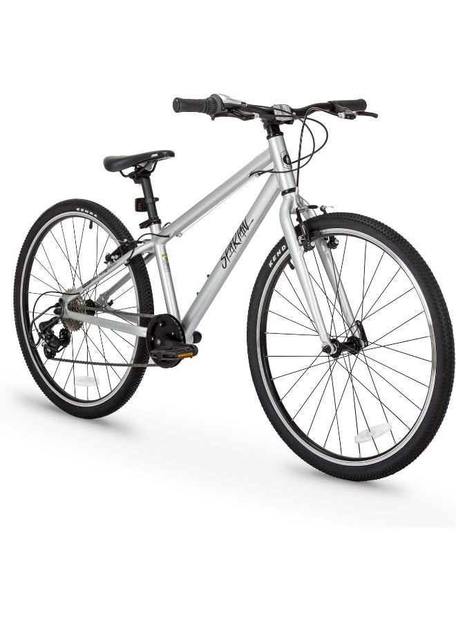 Spartan 26" Hyperlite Lightweight MTB/Hybrid Bike Aluminium Alloy Bicycle - Silver - Image 1