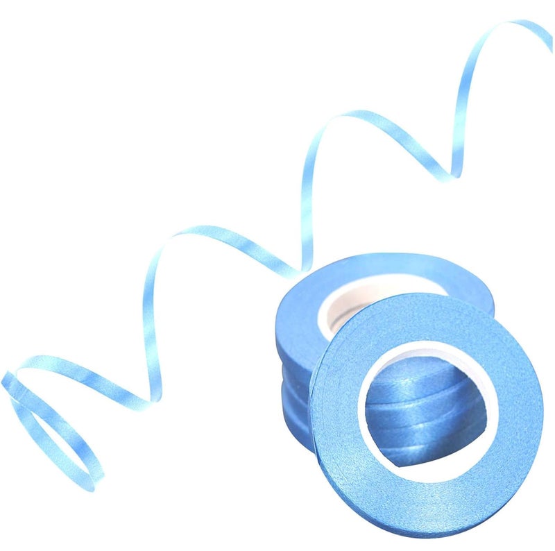 TOYXE Balloon Curling Ribbon for Decoration (Blue, 12 Pcs) - Image 1