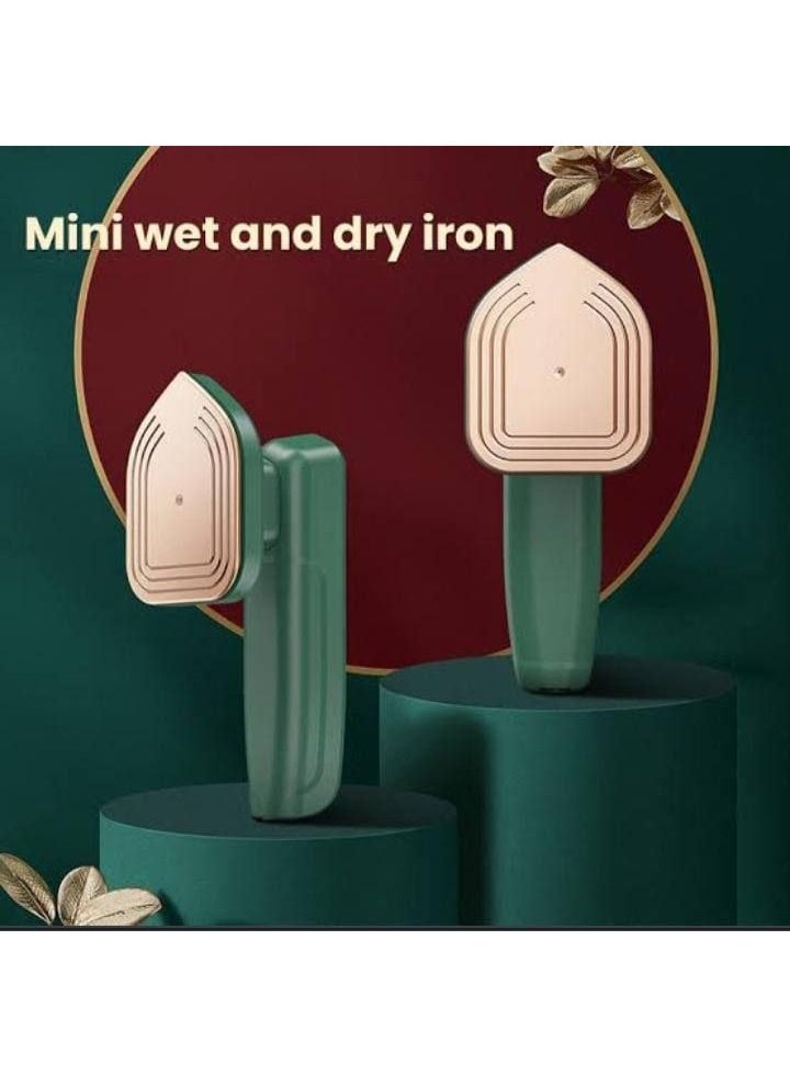 Compact mini electric travel iron for efficient garment care on the go. Features a water tank and steam function, suitable for clothes, curtains, and linens. - Image 2