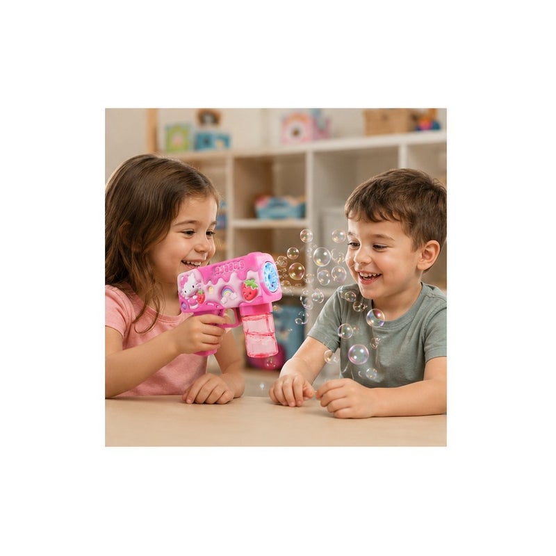 Hello Kitty Garden Games: Bubble Gun Toy for Young Players, Pink, Hello Kitty Theme - Image 4
