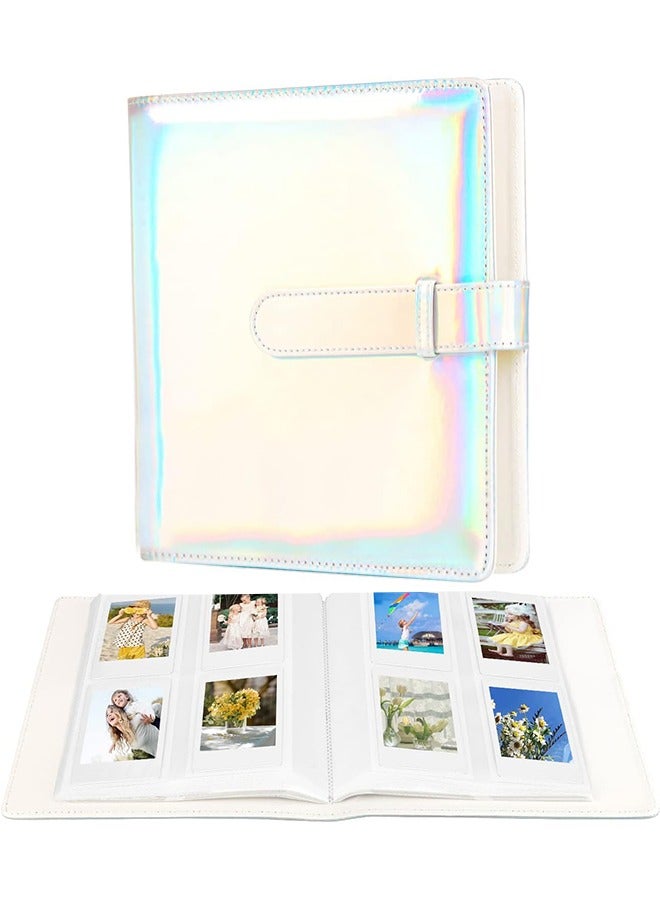 Hihonor 256 Pockets Mini Photo Album for Fujifilm Instax Mini 12 11 9 40 99 90 8 7 Evo LiPlay,Compatible with Polaroid Snap/PIC-300/Z2300 Cameras & Zip Instant Printer, Kodak 2X3 Film(Magic Silver) - Image 1