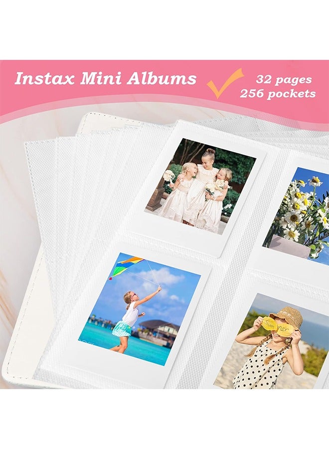 Hihonor 256 Pockets Mini Photo Album for Fujifilm Instax Mini 12 11 9 40 99 90 8 7 Evo LiPlay,Compatible with Polaroid Snap/PIC-300/Z2300 Cameras & Zip Instant Printer, Kodak 2X3 Film(Magic Silver) - Image 4