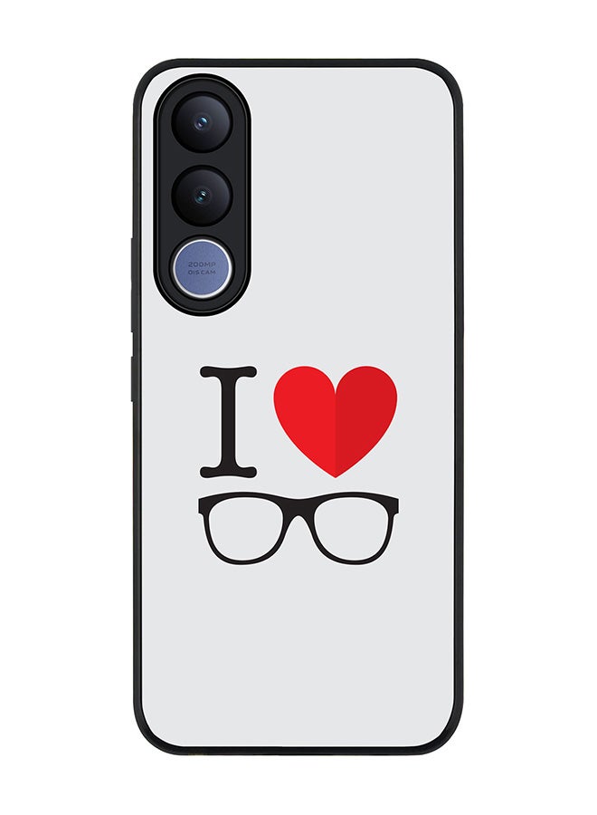 Stylizedd For vivo V70 FE Case,Slim fit Camera Protection, Shockproof Thin Phone cover  - I Love Glasses - Image 1