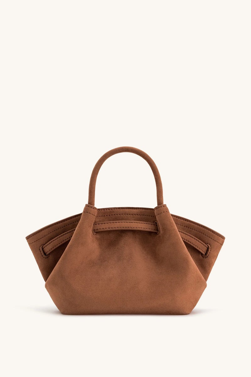 JW PEI Hana Mini Faux Suede Tote Brown - Image 4
