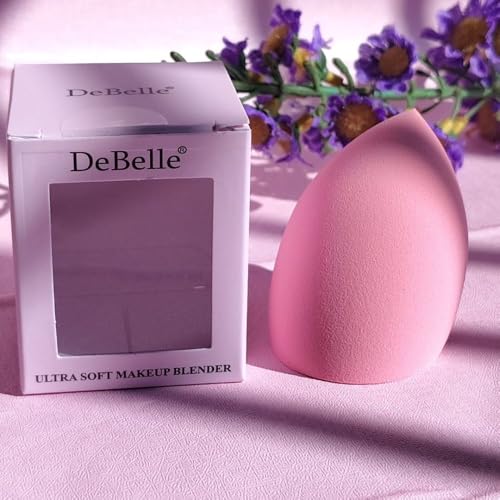 DeBelle Makeup Beauty Blender Sponge Puff | Soft, Latex-Free Beauty Sponge for Foundation, Concealer & Creams | Flawless, Airbrushed Finish | Reusable & Easy to Clean | Pink - Image 3