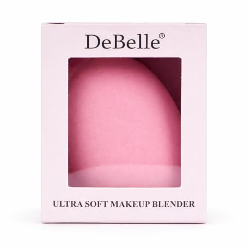 DeBelle Makeup Beauty Blender Sponge Puff | Soft, Latex-Free Beauty Sponge for Foundation, Concealer & Creams | Flawless, Airbrushed Finish | Reusable & Easy to Clean | Pink - Image 1