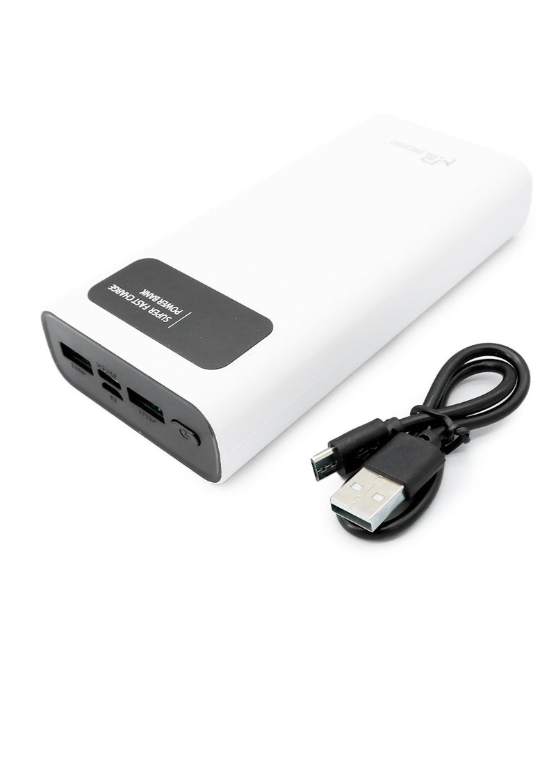 mpBLBERRI 20,000mAh Power Bank Dual USB & Type-c | mpBLBERRI BLB-P103 - Image 2