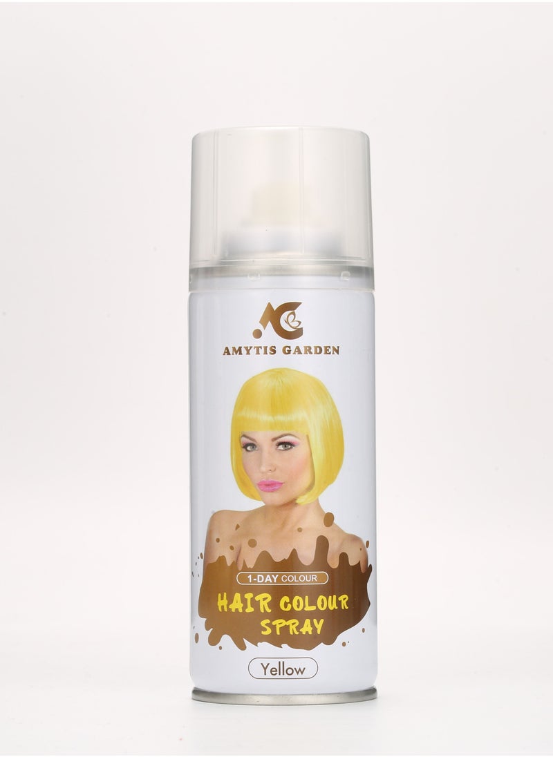 AMYTIS GARDEN Hair Colour Spray   color Yellow 135ml  - Image 2