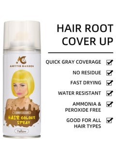 AMYTIS GARDEN Hair Colour Spray   color Yellow 135ml  - Image 4