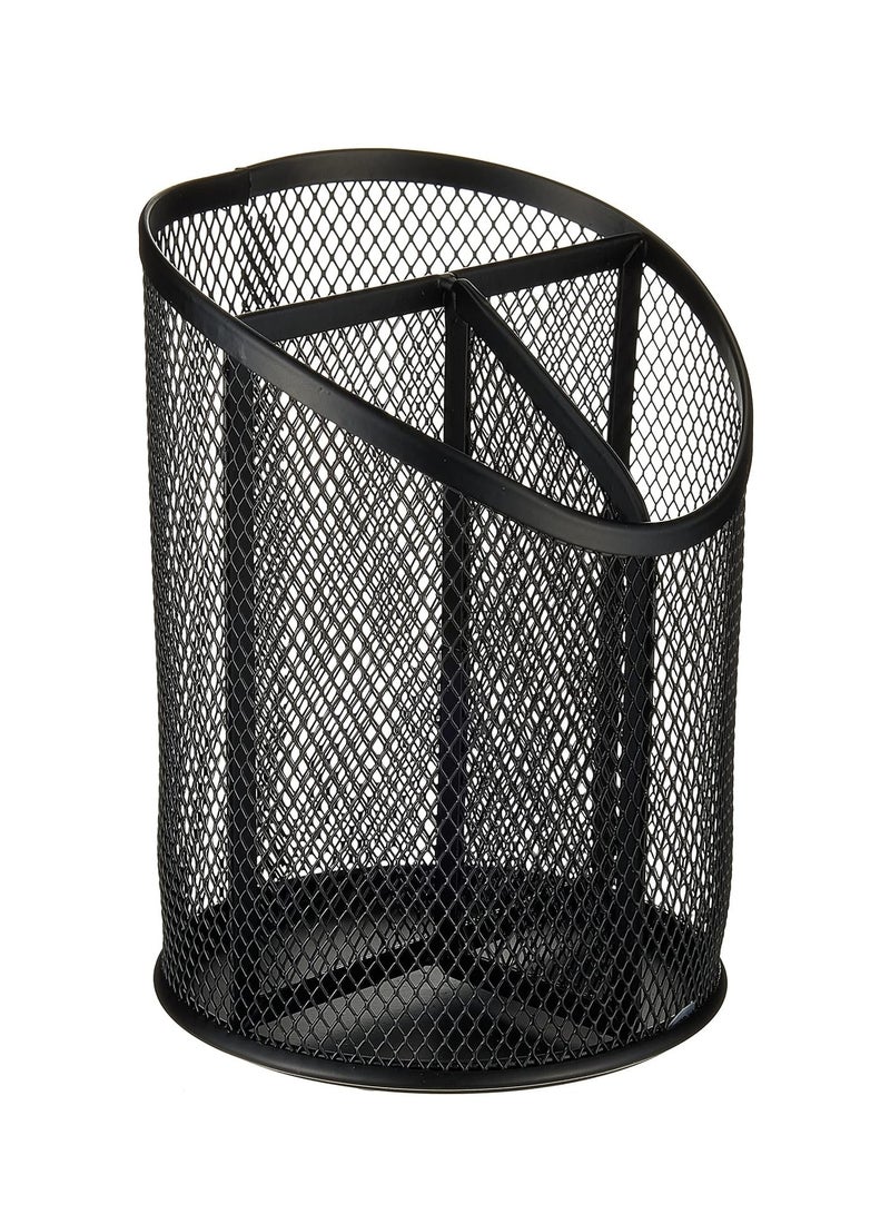 Multi Slot Mesh Pen And Pencil Holder