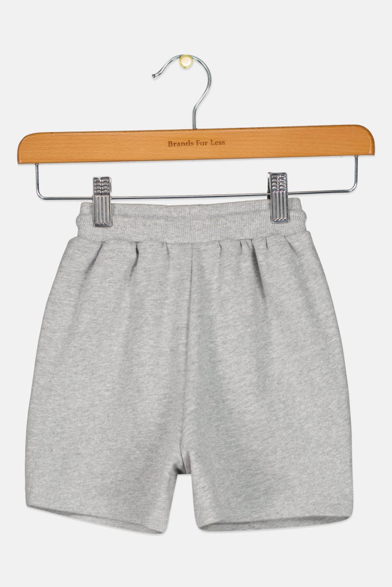 Reebok Toddlers Boy Brand Logo Outdoor Shorts, Grey - Image 3