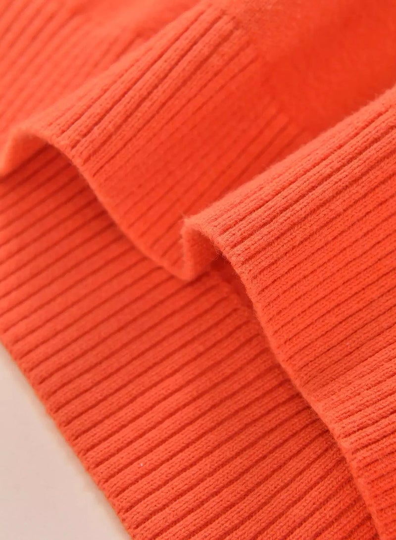 Toddler Boys Ribbed Knit Trim Solid Sweater - Image 3