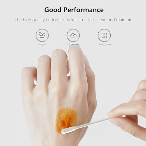 Quanzhou Chenchenchen E-Commerce Co.,Ltd 2000pcs Tiny Cotton Buds, with Round & Spiral, Suitable for Baby Ear Nose Clean,Cosmetics,Personal Hygiene - Image 5