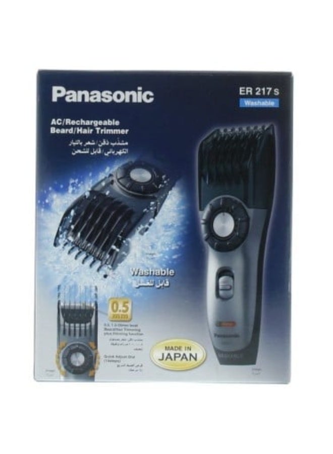Washable Beard and Hair Trimmer with Quick Adjust Dial Er217S