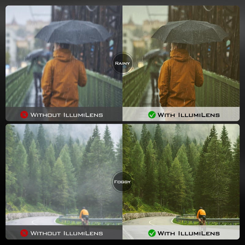 KastKing IllumiLens Night Vision Glasses, Night Driving Glasses for Men Women, Reduce Glare and Enhance Vision - Image 3