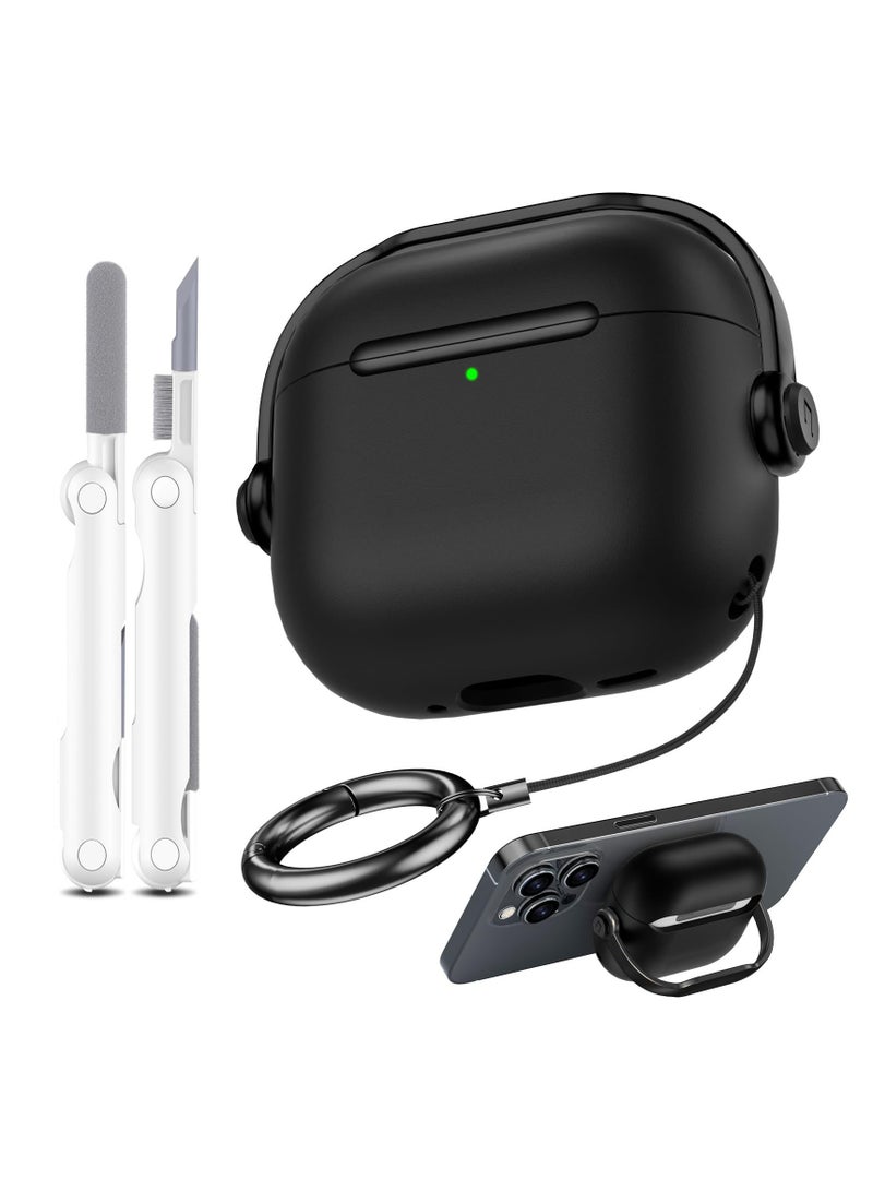 أنيوغرو ANYOGRO لغطاء حافظة AirPods Pro 3 للنساء والرجال، تصميم فريد لسماعات الموسيقيين، حافظة واقية من مادة PC مع مجموعة أدوات تنظيف وميدالية مفاتيح متوافقة مع AirPods Pro الجيل الثالث 2025 - Image 1