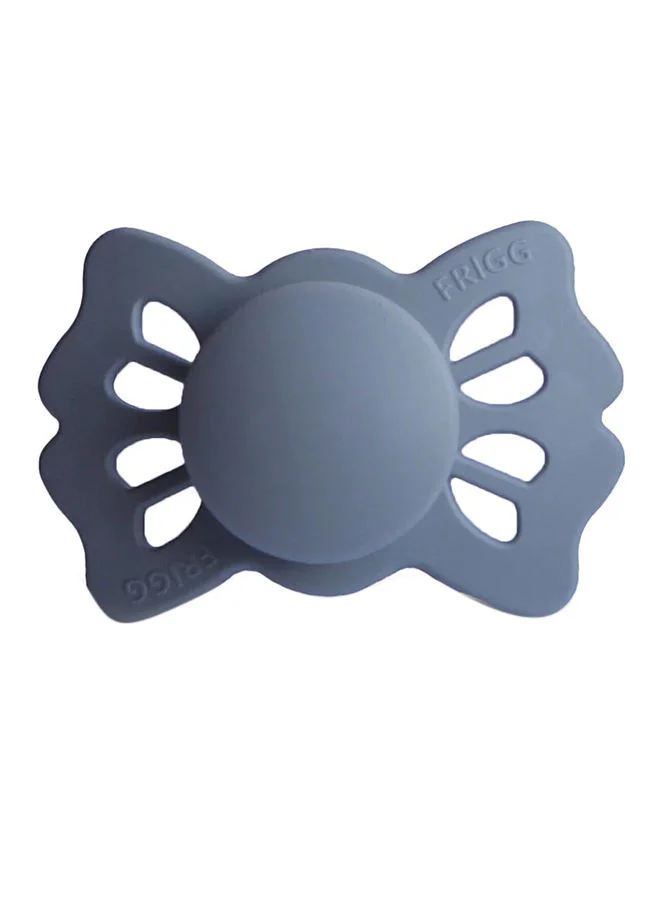 FRIGG Lucky Symmetrical Silicone Baby Pacifier 6-18M Slate Size 2