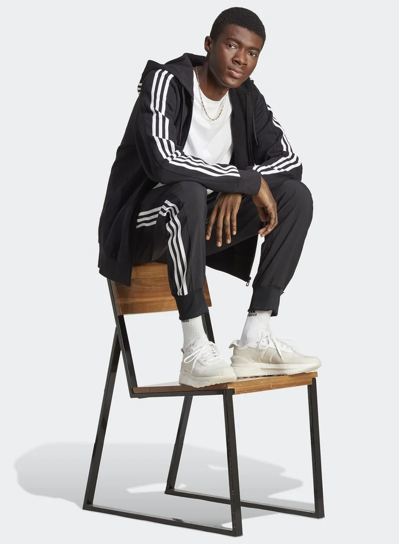 Adidas 3 Stripes French Terry Hoodie
