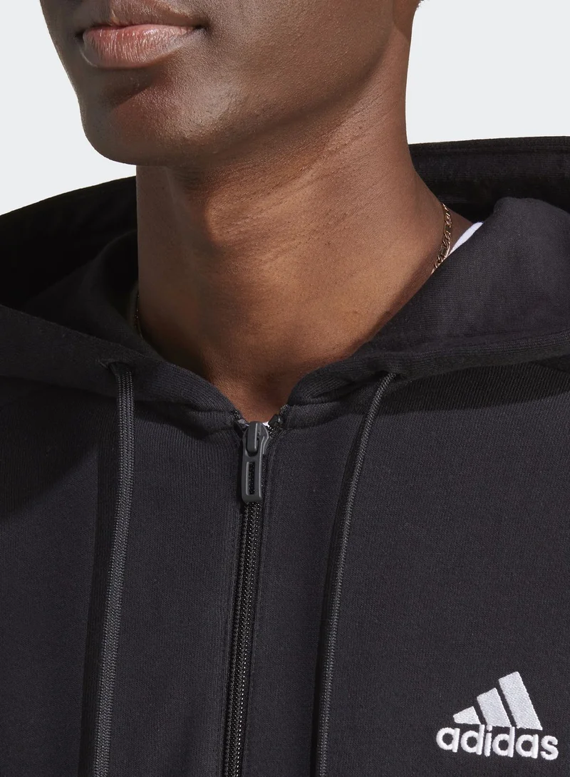 Adidas 3 Stripes French Terry Hoodie