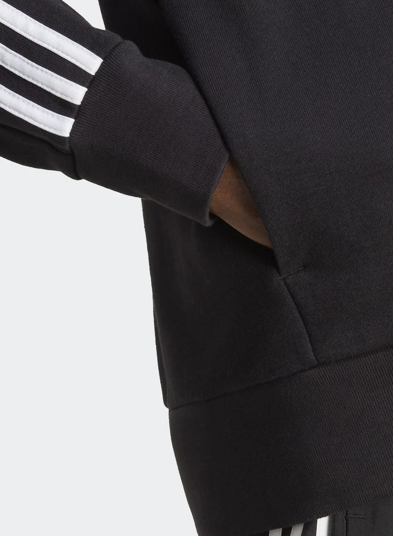 Adidas 3 Stripes French Terry Hoodie