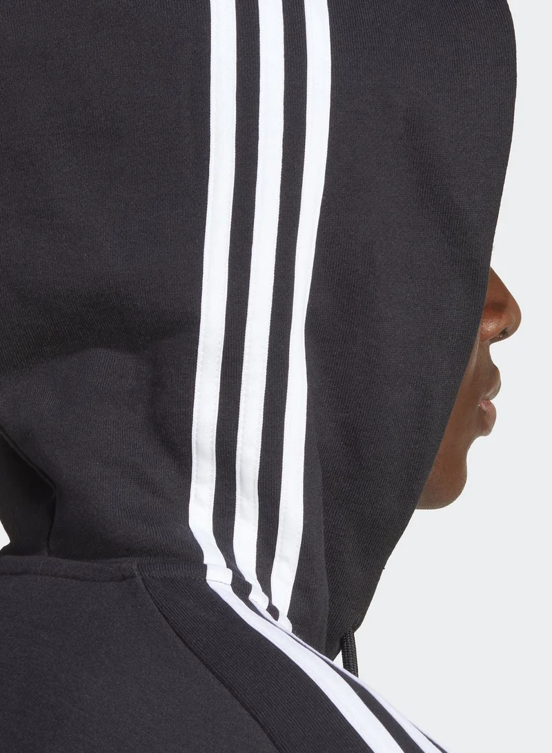 Adidas 3 Stripes French Terry Hoodie