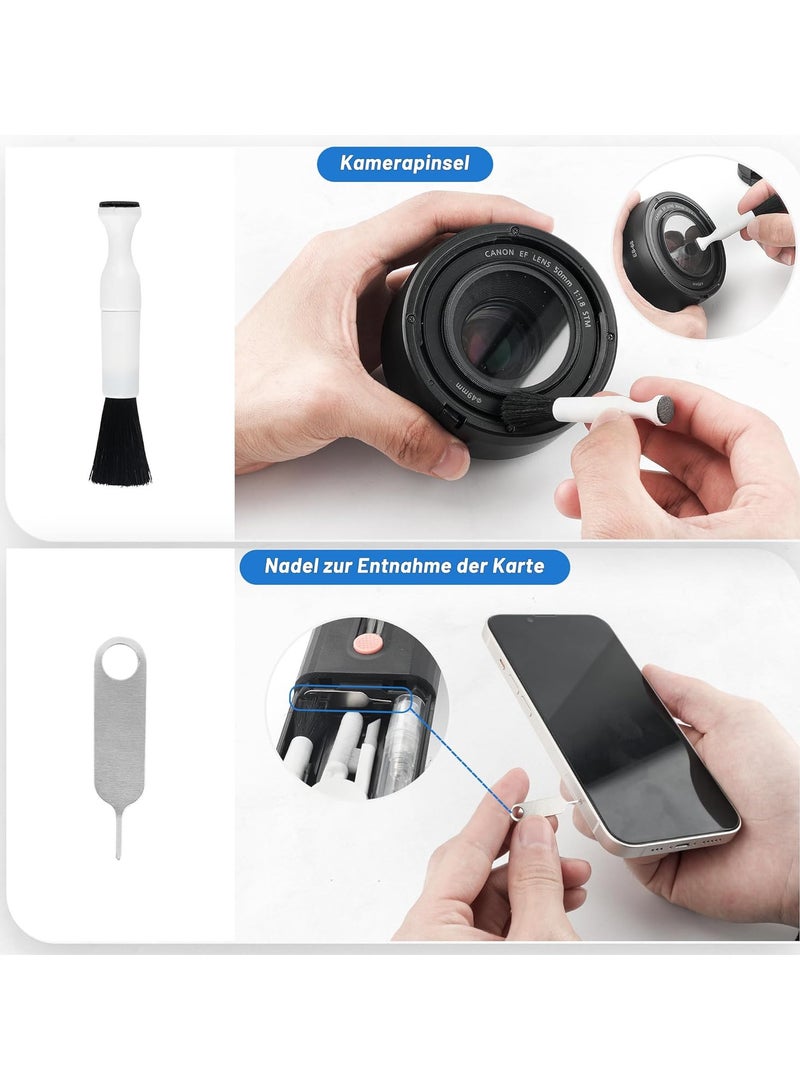 Keyboard Cleaner Kit, 10 in 1 Electronics Cleaning Tool Laptop Cleaning Kit with Brush for Keyboards, Earphone, Cell Phones, Laptop, PC Monitor - Image 2