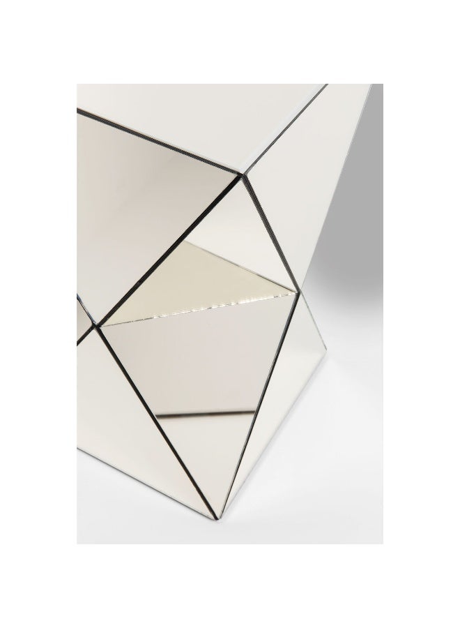 KARE Side Table Luxury Triangle Champagne Glass  - Image 1