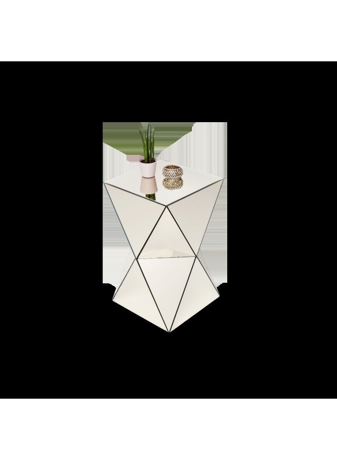 KARE Side Table Luxury Triangle Champagne Glass  - Image 3