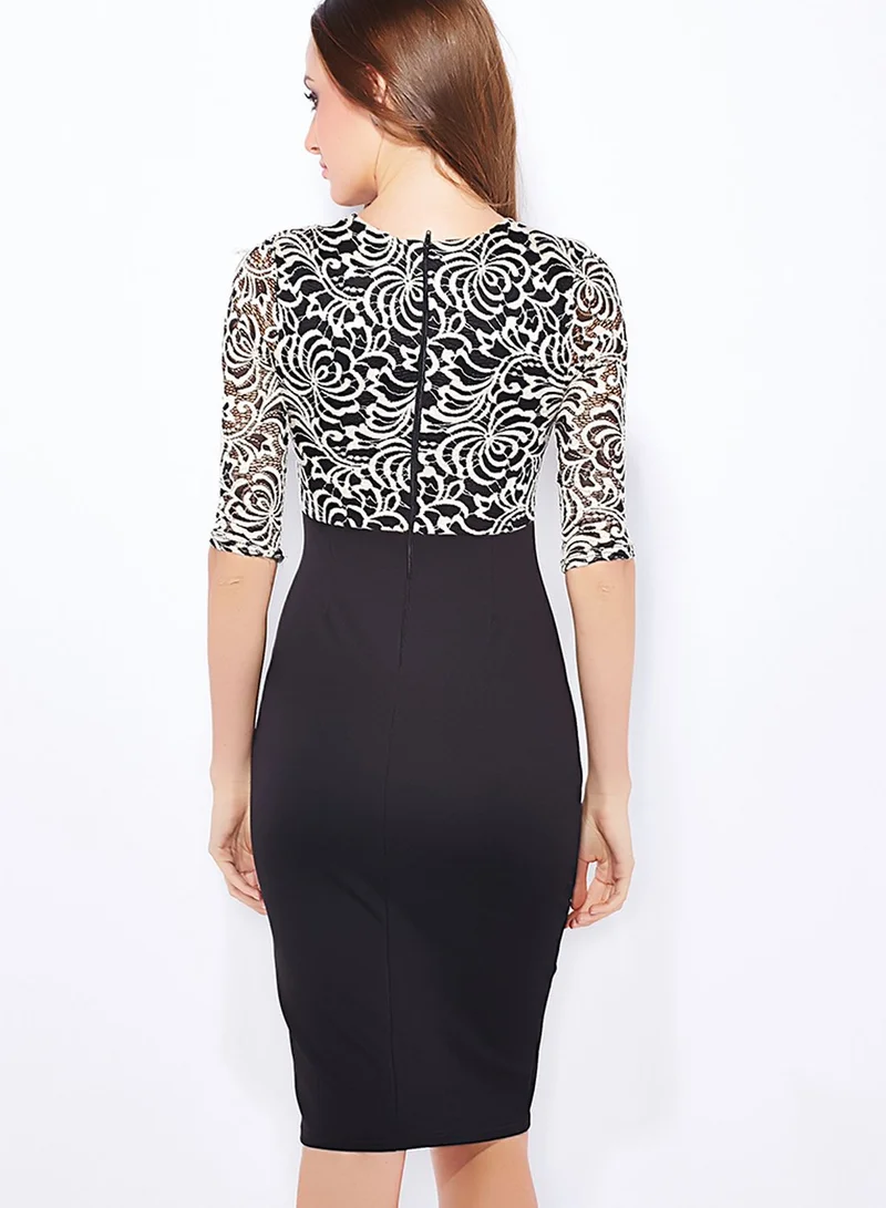 ELLA Lace Top Dress