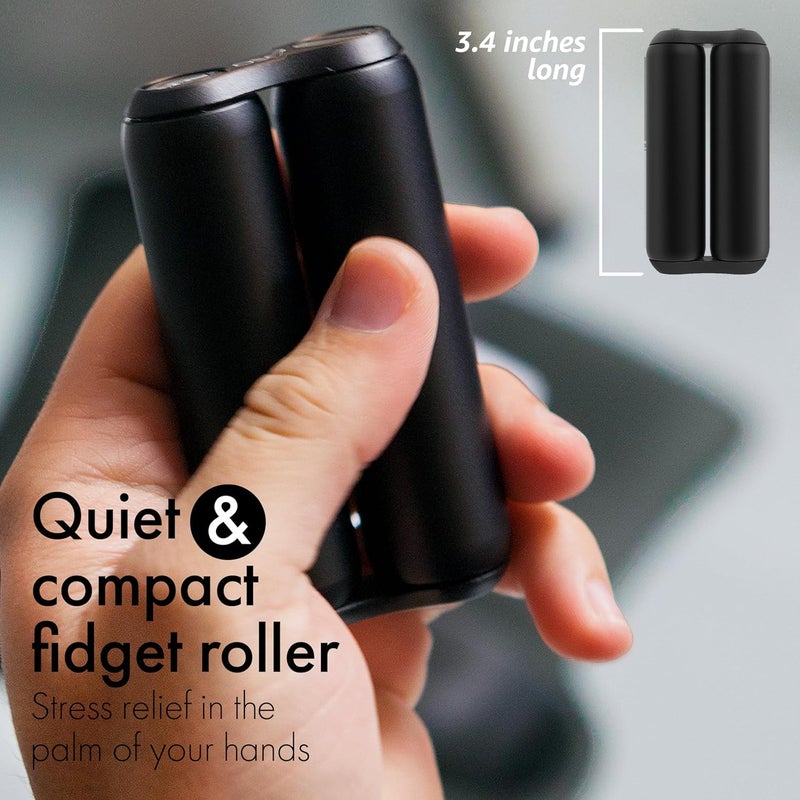 ONO Roller Black - (The Original) Handheld Fidget Toy for Adults | Help Relieve Stress, Anxiety, Tension | Promotes Focus, Clarity | Compact, Portable Design - Image 2
