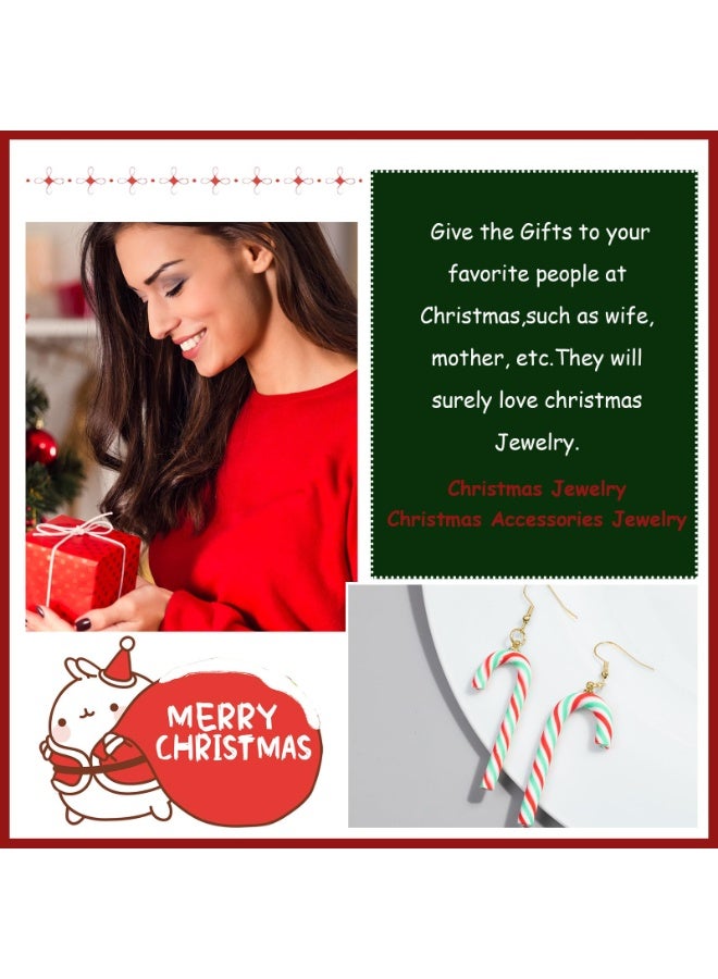 Y&D Christmas Earrings For Women, Drop Earrings Holiday Jewerly Festive Decorations Accessories - Image 3