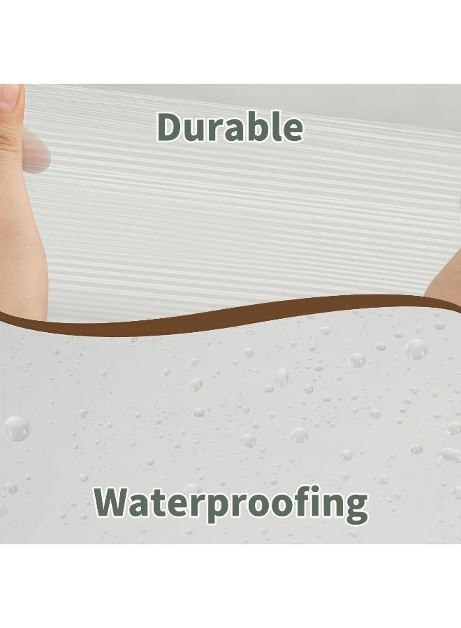 6 packs of transparent plastic cloth, furniture protection, building waterproofing membrane, dust, and painted floor sofa covers，Polythene Sheeting for Furniture & Floor Protection. (Clear-6 Pack) - Image 3
