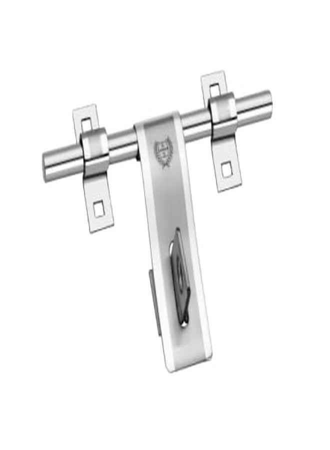 Harrison BH0817 SLIDO Heavy-Duty Glossy finish Stainless Steel Aldrop for Main Door | Door Latch for Wooden Door, Gate, Double Door, Single door | Door Accessories | 10 Inch Aldrop, Width 14mm (1 set)